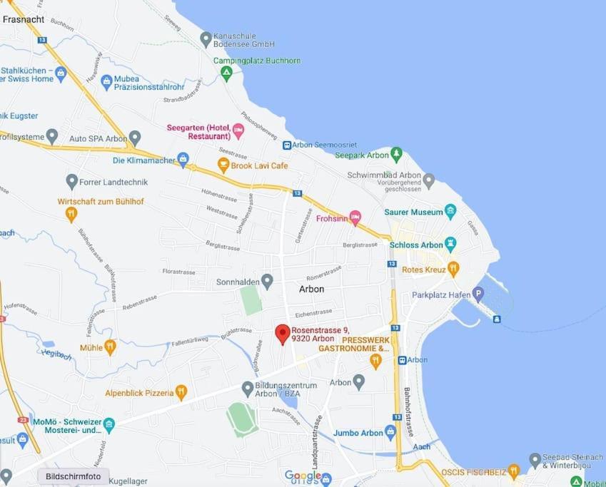 Charmante Und Zentrale Wohnung Am Weiherpark Arbon Exteriör bild
